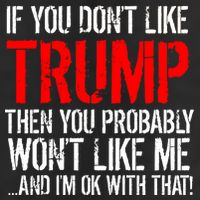If you don't like Trump Funny 25L Jumbo Tote