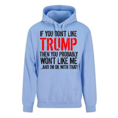 If you don't like Trump Funny Unisex Surf Hoodie