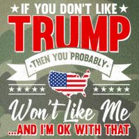If You Don't Like Trump Then You Probably Won't Like Me Legacy Tie Dye Trucker Hat