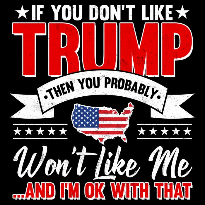 If You Don't Like Trump Then You Probably Won't Like Me Women's Perfect Tri Rocker Tank