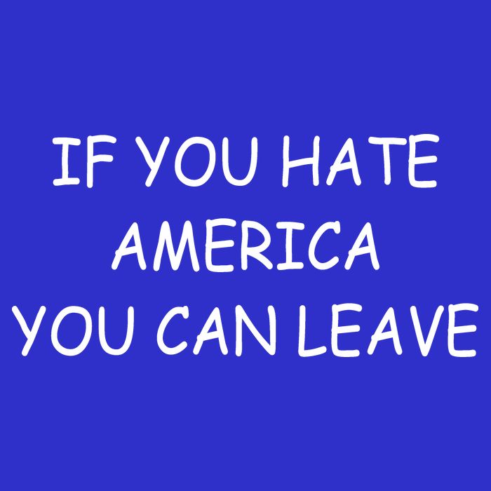 If You Hate American You Can Leave Tie-Dye T-Shirt
