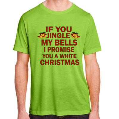 If You Jingle My Bells I Promise You A White Christmas Adult ChromaSoft Performance T-Shirt