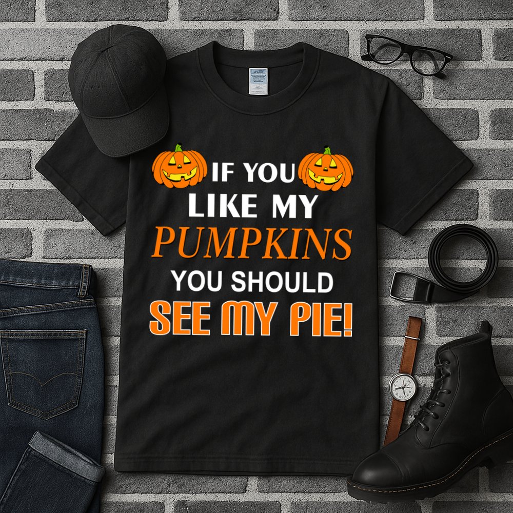 If You Like My Pumpkins You Should See My Pie Tall T-Shirt