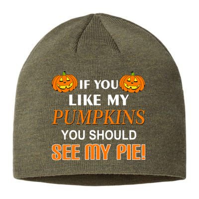 If You Like My Pumpkins You Should See My Pie Sustainable Beanie