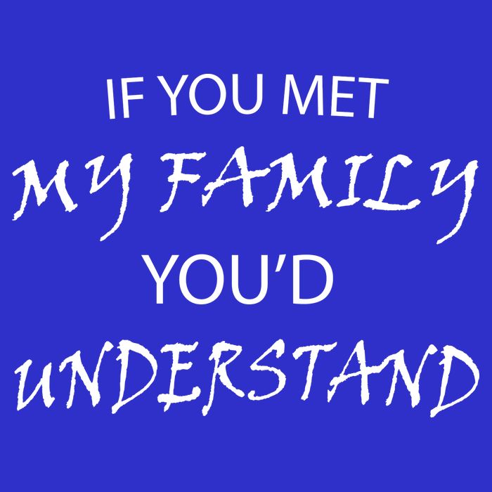 If You Met My Family You'd Understand Pom Pom 12in Knit Beanie