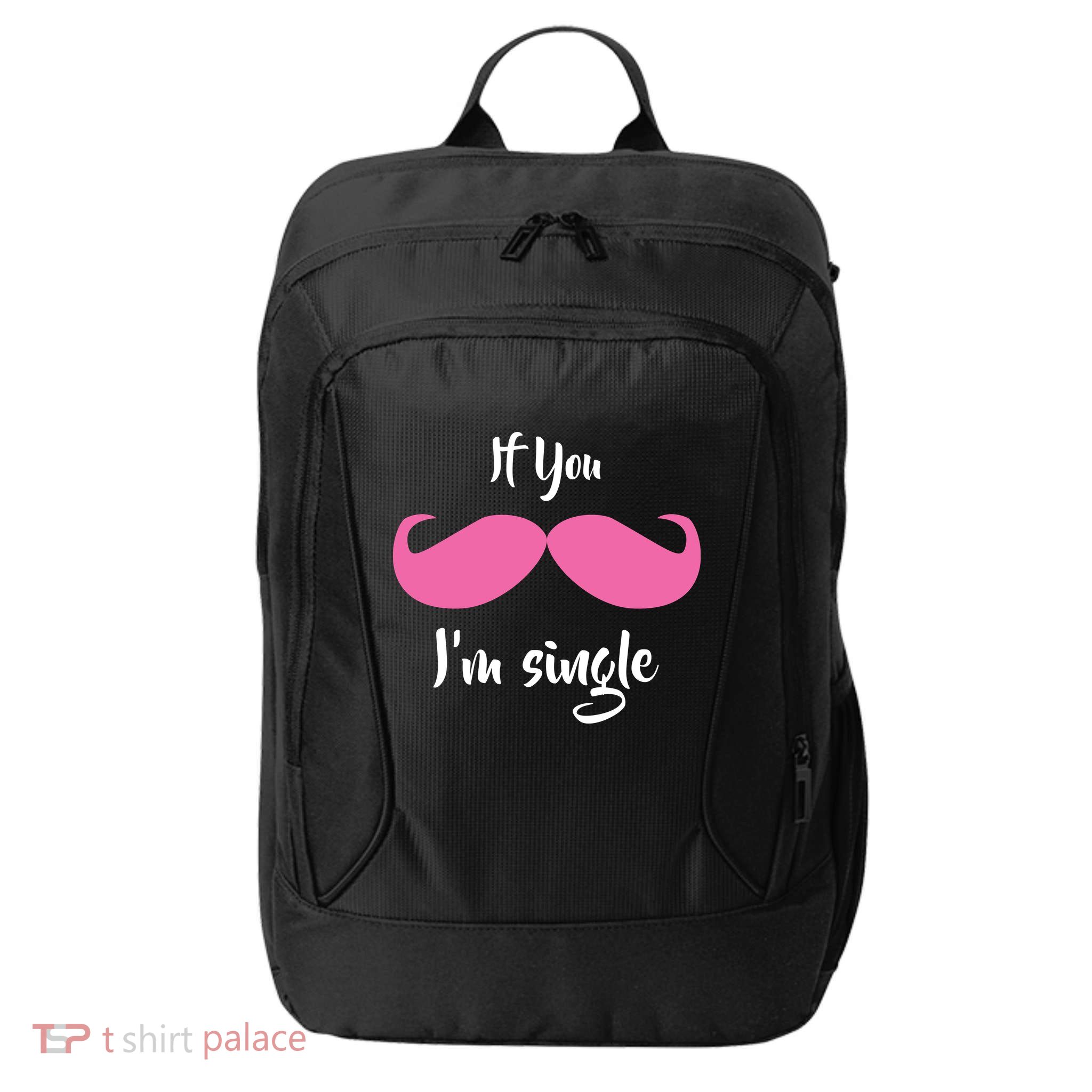If You Moustache I'm Single Valentine's Day City Backpack
