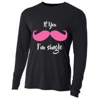 If You Moustache I'm Single Valentine's Day Cooling Performance Long Sleeve Crew