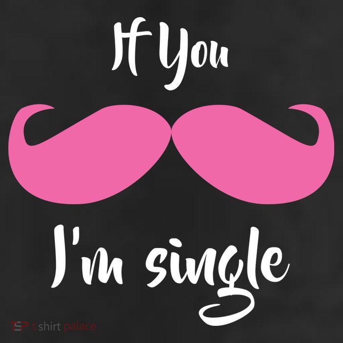If You Moustache I'm Single Valentine's Day 25L Jumbo Tote