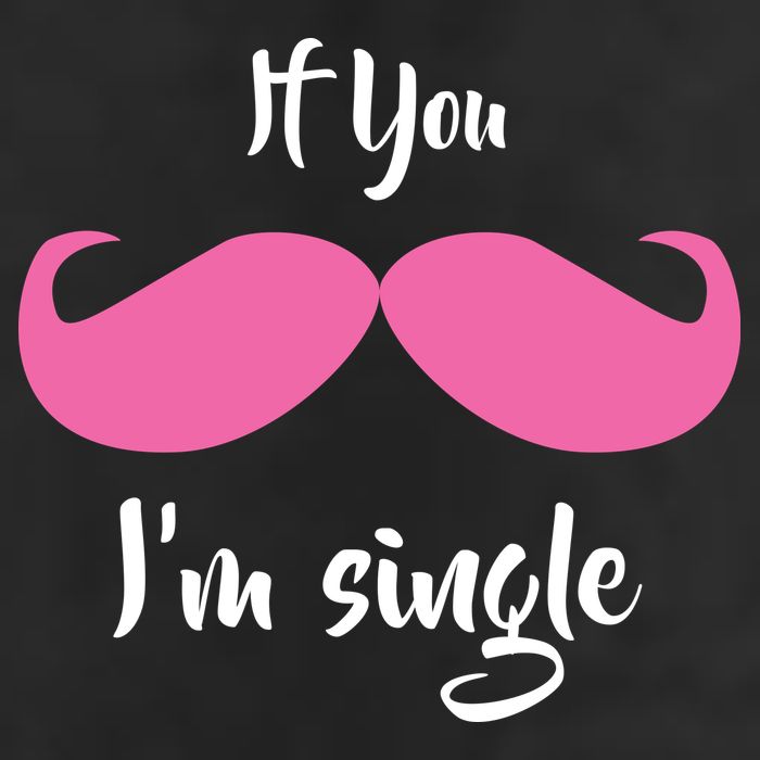 If You Moustache I'm Single Valentine's Day Trucker Hat
