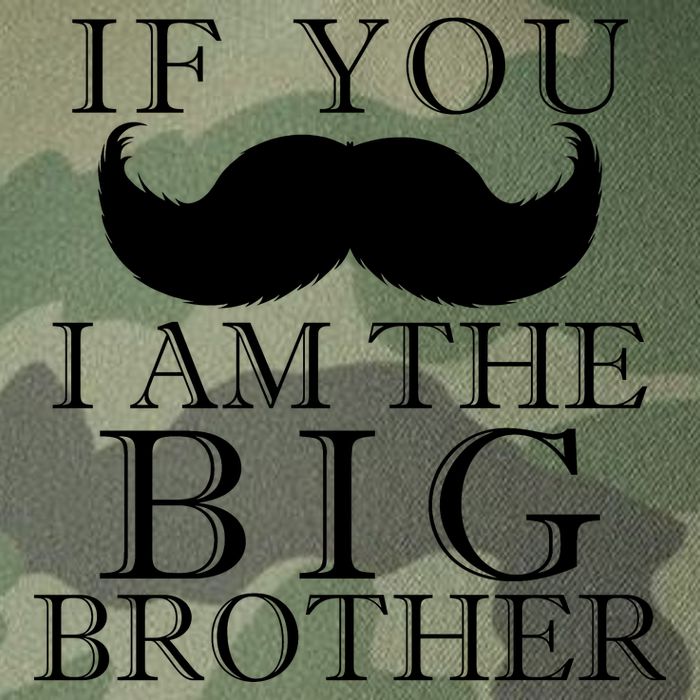 If You Must Ask Moustache I am the Big Brother Legacy Tie Dye Trucker Hat