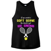 If You Wanted A Soft Server You Should've Got Ice Cream   Ladies PosiCharge Tri-Blend Wicking Tank
