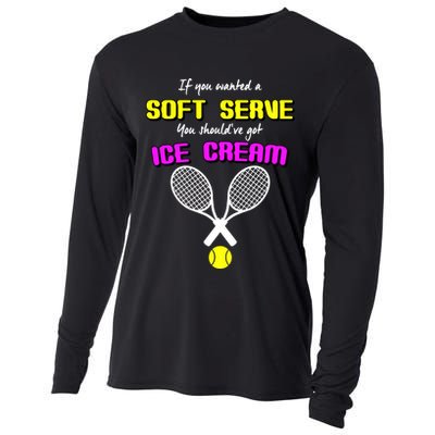 If You Wanted A Soft Server You Should've Got Ice Cream   Cooling Performance Long Sleeve Crew