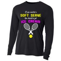If You Wanted A Soft Server You Should've Got Ice Cream   Cooling Performance Long Sleeve Crew