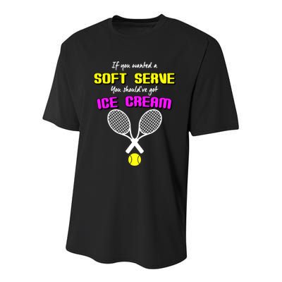 If You Wanted A Soft Server You Should've Got Ice Cream   Youth Performance Sprint T-Shirt