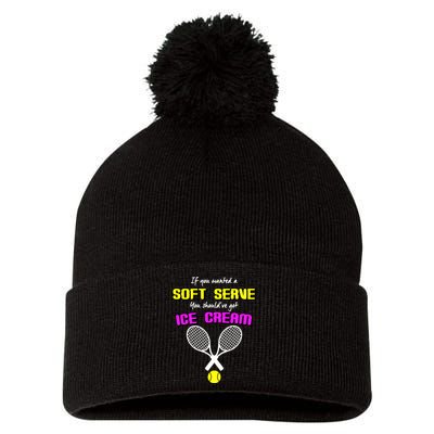 If You Wanted A Soft Server You Should've Got Ice Cream   Pom Pom 12in Knit Beanie