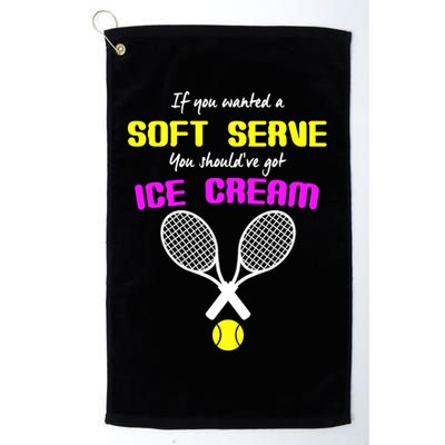 If You Wanted A Soft Server You Should've Got Ice Cream   Golf Towel