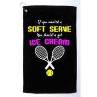 If You Wanted A Soft Server You Should've Got Ice Cream   Golf Towel