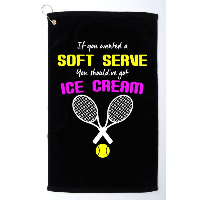 If You Wanted A Soft Server You Should've Got Ice Cream   Golf Towel