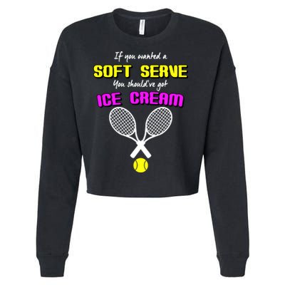 If You Wanted A Soft Server You Should've Got Ice Cream   Cropped Pullover Crew