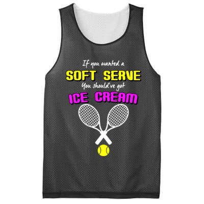 If You Wanted A Soft Server You Should've Got Ice Cream   Mesh Reversible Basketball Jersey Tank