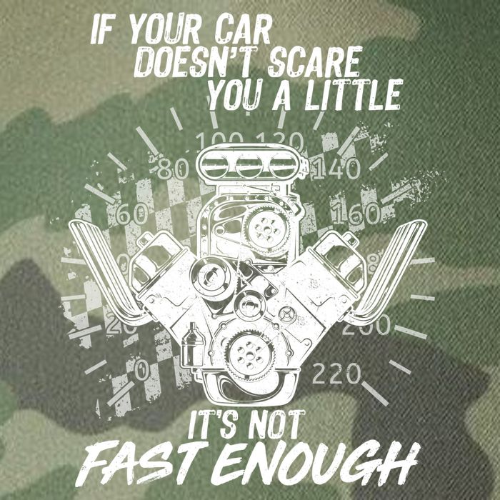 If Your Car Never Scares You t's Not Fast Enough  Legacy Tie Dye Trucker Hat