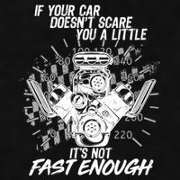 If Your Car Never Scares You t's Not Fast Enough  Ladies PosiCharge Tri-Blend Wicking Tank