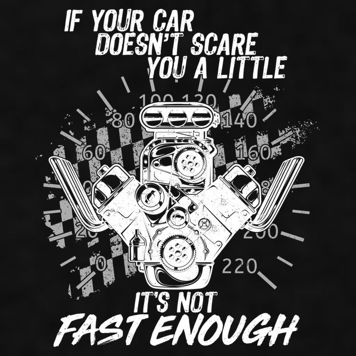 If Your Car Never Scares You t's Not Fast Enough  Ladies PosiCharge Tri-Blend Wicking Tank