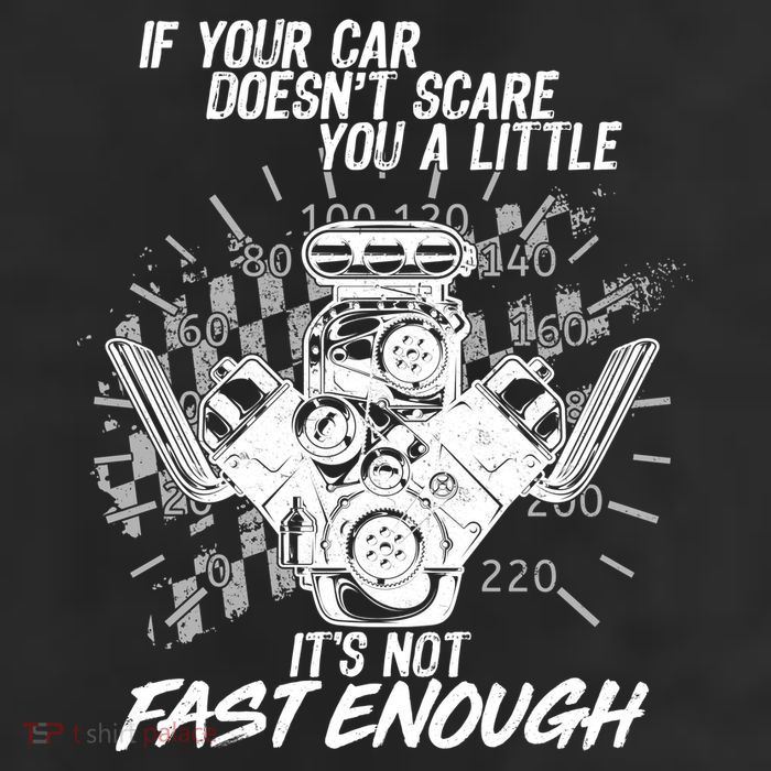 If Your Car Never Scares You t's Not Fast Enough  Crop Fleece Hoodie