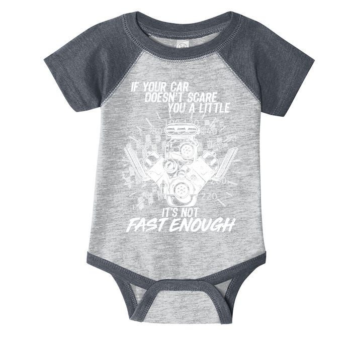 If Your Car Never Scares You t's Not Fast Enough  Infant Baby Jersey Bodysuit