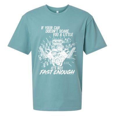 If Your Car Never Scares You t's Not Fast Enough  Sueded Cloud Jersey T-Shirt