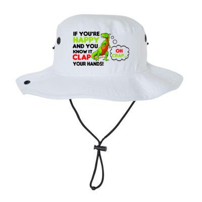 If You're Happy and You Know It Clap Your Hands T-Rex Legacy Cool Fit Booney Bucket Hat