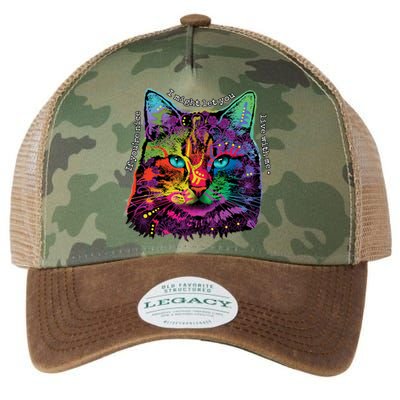 If You're Nice Cat Funny Legacy Tie Dye Trucker Hat