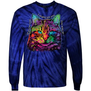 If You're Nice Cat Funny Tie-Dye Long Sleeve Shirt