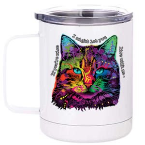 If You're Nice Cat Funny 12 oz Stainless Steel Tumbler Cup