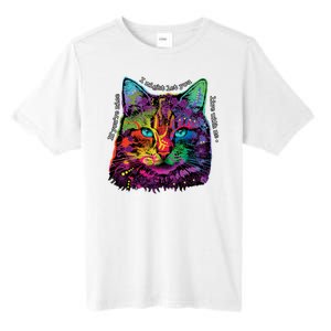 If You're Nice Cat Funny Tall Fusion ChromaSoft Performance T-Shirt