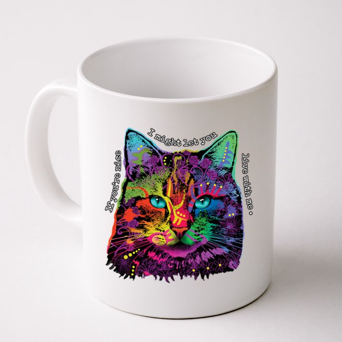 If You're Nice Cat Funny Coffee Mug