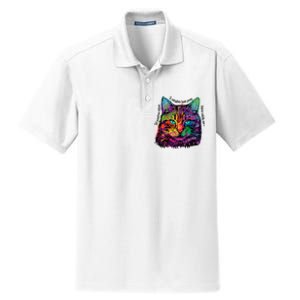 If You're Nice Cat Funny Dry Zone Grid Polo