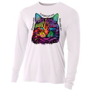 If You're Nice Cat Funny Cooling Performance Long Sleeve Crew