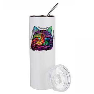 If You're Nice Cat Funny Stainless Steel Tumbler