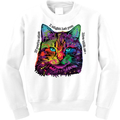 If You're Nice Cat Funny Kids Sweatshirt