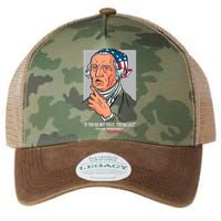 If You're Not First You're Last Probably George Washington Legacy Tie Dye Trucker Hat