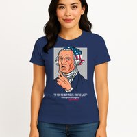 If You're Not First You're Last Probably George Washington Womens T-Shirt