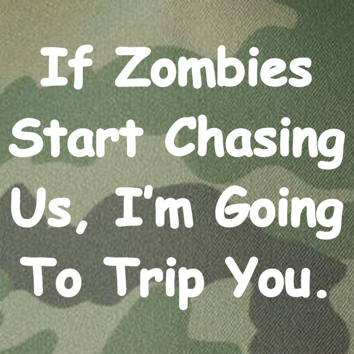 If Zombies Chase Us I'm Tripping You Legacy Tie Dye Trucker Hat