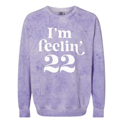 IM Feeling 22 Colorblast Crewneck Sweatshirt