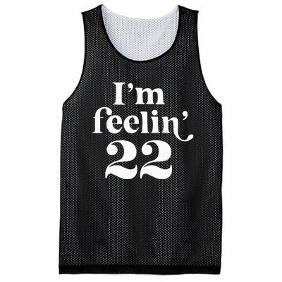 I'm Feeling 22 Mesh Reversible Basketball Jersey Tank