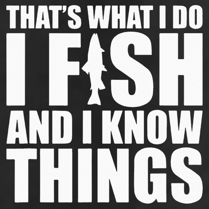 I Fish and I Know Things Fishing Fisherman Father’s Day Gift 11oz C Handle Ceramic Mug