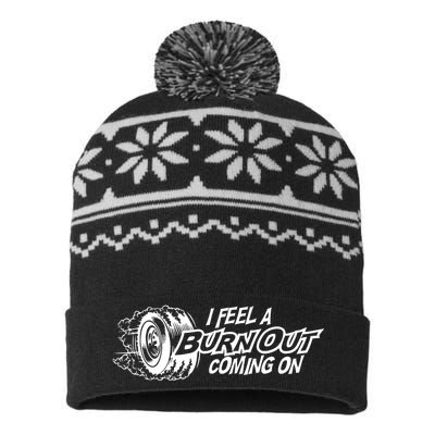 I Feel A Burn Out Coming On USA-Made Snowflake Beanie