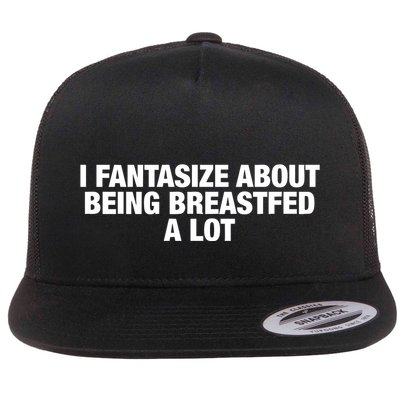 I Fantasize About Being Breastfed A Lot Flatbill Hat
