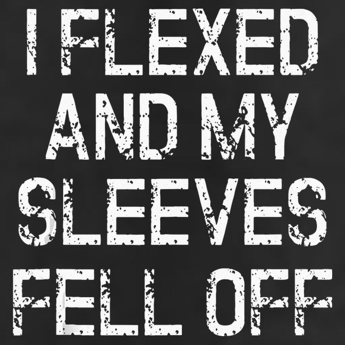 I Flexed And My Sleeves Fell Off Fun Sleeveless Gym Workout Adult Drive Performance Visor