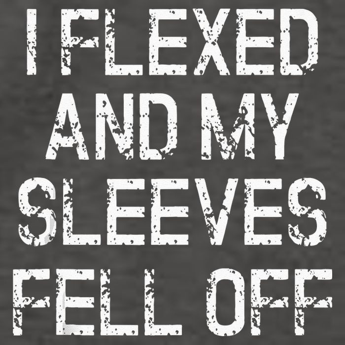 I Flexed And My Sleeves Fell Off Fun Sleeveless Gym Workout Vector Backpack